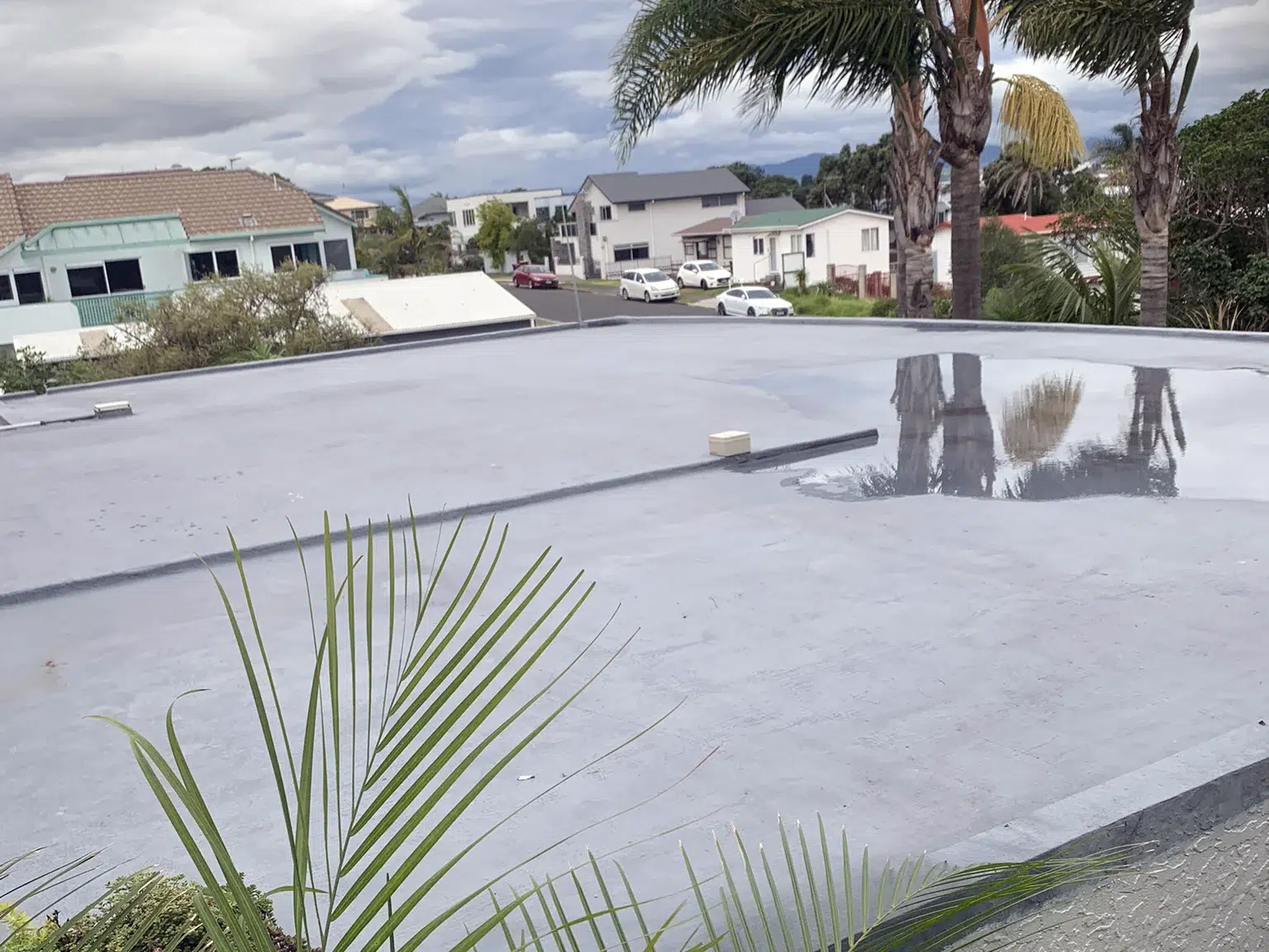 Garage in Mount Maunganui Before Green Roof