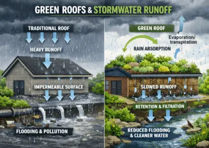 How Green Roofs benefit Stormwater Runoff